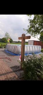 Zwembad intex  met waterstofzuiger en met eventueel pomp, Tuin en Terras, Zwembad-toebehoren, Ophalen, Zo goed als nieuw