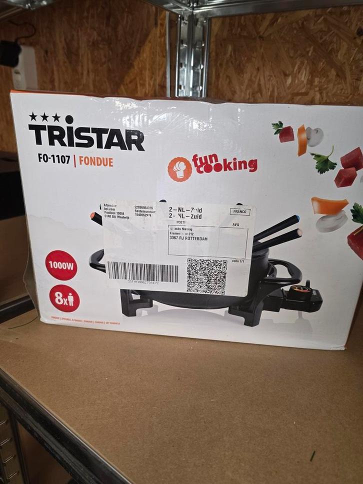 Tristar FO-1107 Fondue - Nieuw in doos, Witgoed en Apparatuur, Fonduesets, Nieuw, Fondueset, Elektrisch, Ophalen of Verzenden