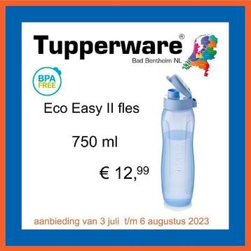 Tupperware ecofles II, 750ml, nieuw beschikbaar voor biedingen