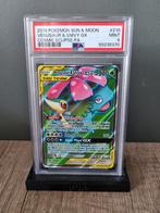 Venusaur & snivy GX 210 - Full art - Cosmic elclipse Psa 9, Hobby en Vrije tijd, Verzamelkaartspellen | Pokémon, Nieuw, Foil, Ophalen of Verzenden