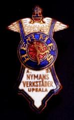 Hermes Upsala rijwielspeld, Verzamelen, Speldjes, Pins en Buttons, Verzenden, Nieuw, Transport, Speldje of Pin