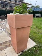 Plantenbak bloembak bloempot kleur: terracotta kunststof, Tuin, Kunststof, Ophalen of Verzenden, Zo goed als nieuw