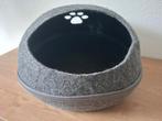 Afritsbare kattenmand grijs ovale vorm d 50xb40xh25, Ophalen of Verzenden, Zo goed als nieuw, Vilt