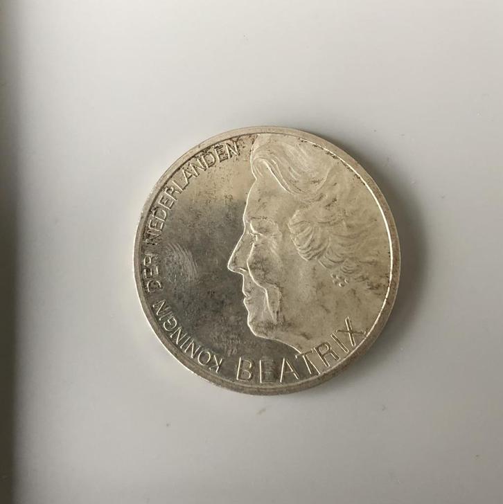 Zilveren 10 gulden - 3 stuks - 1995, Postzegels en Munten, Munten | Nederland, Losse munt, 10 gulden, Koningin Beatrix, Zilver