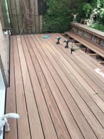 Vlonderplanken hardhout 2,8 cm diverse lengtes € 10,75 m1, Ophalen, Planken, Nieuw, Hardhout