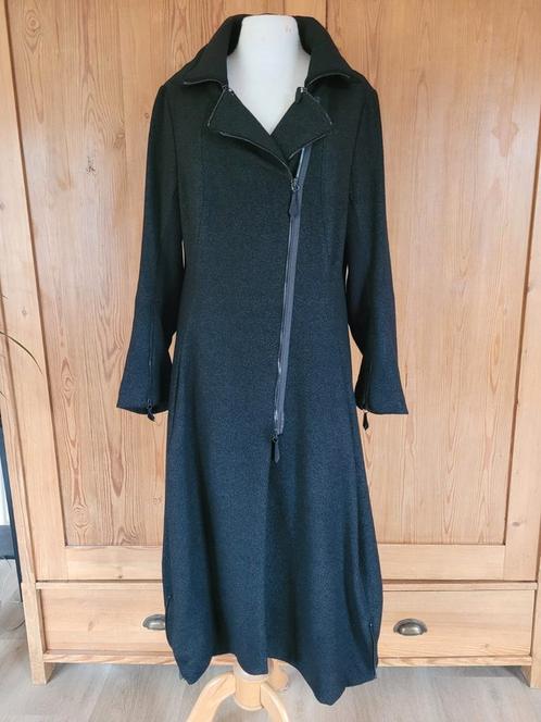 Annette Görtz lange wollen jas getailleerd zwart mt 38 ZGAN, Kleding | Dames, Jassen | Winter, Zo goed als nieuw, Maat 38/40 (M)