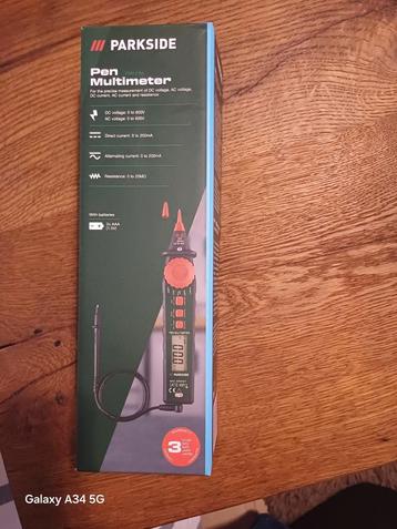 Parkside Pen Multimeter - Nieuw in doos! beschikbaar voor biedingen