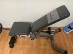 Halterbankje en e-z stang met 2 losse dumbells, Ophalen, Gebruikt, Dumbbell