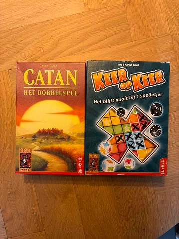 Catan Dobbelspel & Keer op Keer - 2 Spellen! beschikbaar voor biedingen
