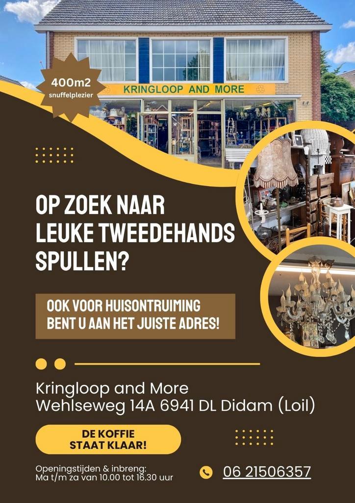 Huisontruiming in Montferland - Kringloop and More, Huis en Inrichting, Woonaccessoires | Overige, Gebruikt, Ophalen