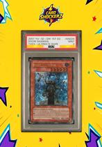 🟣 Yu-Gi-Oh! PSA 9 1st Edition Doom Shaman #EN025 🟣, Ophalen of Verzenden, Nieuw, Losse kaart, Foil