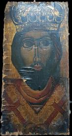 antieke 18e/19e eeuwse orthodoxe icoon, Antiek en Kunst, Antiek | Religie, Ophalen of Verzenden