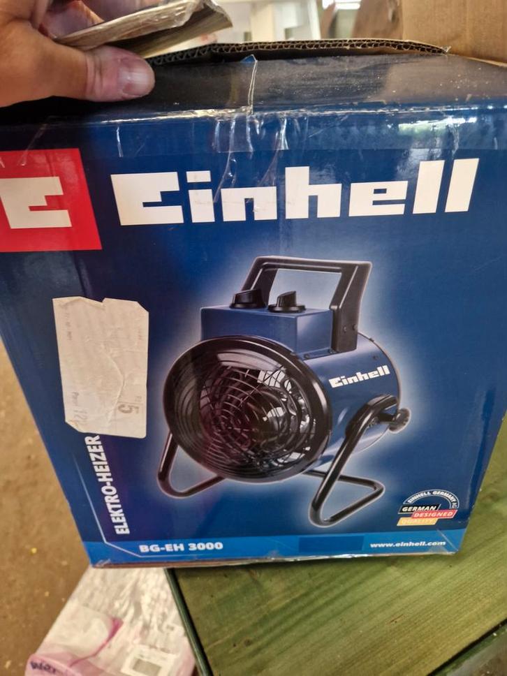 Einhell Elektro-Heizer BG-EH 3000 - Nieuw in doos!, Doe-het-zelf en Verbouw, Verwarming en Radiatoren, Nieuw, Kachel, 800 watt of meer