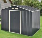 Stalen tuinschuur tuinhuis gemonteerd, Tuin en Terras, Tuinhuizen, Ophalen, Gebruikt, 250 tot 500 cm, Minder dan 200 cm