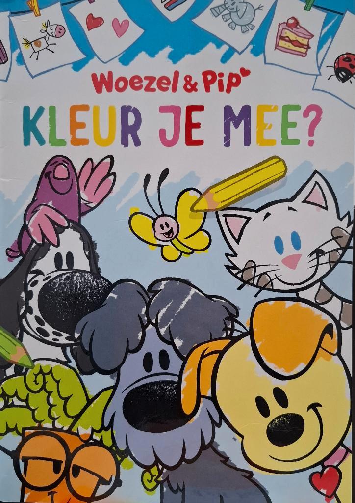 Kleurboek Woezel en Pip 2 NIEUW 24 kleurplaten, Hobby en Vrije tijd, Tekenen, Nieuw, Ophalen of Verzenden
