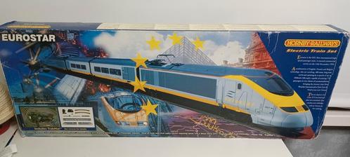 Hornby Eurostar 1/76, Hobby en Vrije tijd, Modeltreinen | Overige schalen, Gebruikt, Treinset, Gelijkstroom, Overige merken, Ophalen of Verzenden