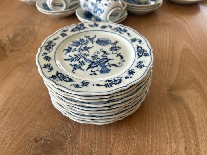 Blue Danube gebaksbordjes, Antiek en Kunst, Antiek | Servies los, Ophalen of Verzenden