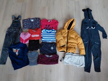 Meisjes kledingpakket maat 128 pakket oa NIEUW  beschikbaar voor biedingen