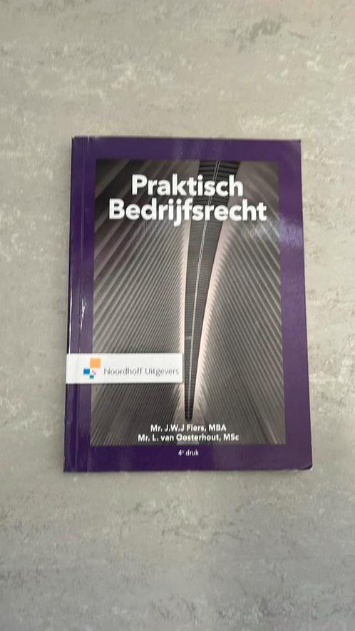J.W.J. Fiers - Praktisch Bedrijfsrecht, Boeken, Wetenschap, Zo goed als nieuw, Ophalen of Verzenden