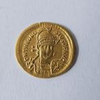 Solidus - Theodosius II, Postzegels en Munten, Munten | Europa | Niet-Euromunten, Ophalen of Verzenden, Italië, Losse munt, Goud