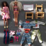 Barbie Speelset | pyjama party glitter badpak, Kinderen en Baby's, Speelgoed | Poppen, Ophalen of Verzenden, Barbie