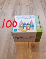 Magnetic Tiles | Nieuw | 100 delig | 2 auto's, Stichting Servitium, Info@stichtingservitium.nl, Nieuw, Ophalen of Verzenden