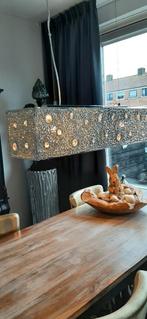 Mooie hanglamp, Huis en Inrichting, Lampen | Hanglampen, Ophalen of Verzenden, Zo goed als nieuw, Metaal, Minder dan 50 cm