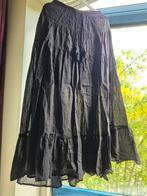 Zwarte katoenen Gipsy rok Didi maat S/ M/ L Nieuw!, Kleding | Dames, Rokken, Ophalen of Verzenden, Nieuw, Zwart, Onder de knie