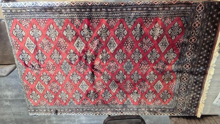 Mooie handgeknoopte oosterse/Perzische stijl tapijt, Huis en Inrichting, Stoffering | Tapijten en Kleden, Gebruikt, 100 tot 150 cm