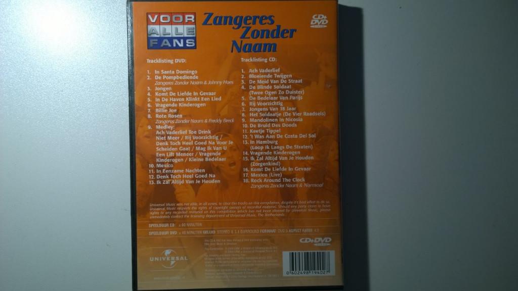 Zangeres Zonder Naam - Voor Alle Fans (DVD), Alle leeftijden, Ophalen of Verzenden, Zo goed als nieuw, Muziek en Concerten