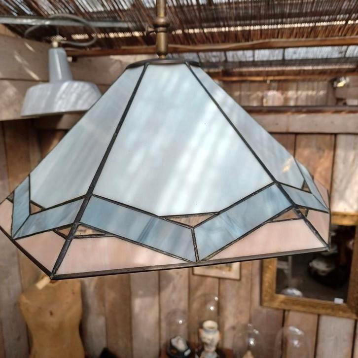 Mooie Tiffany style hanglamp/lamp, Antiek en Kunst, Curiosa en Brocante, Ophalen