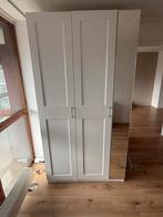 IKEA PAX kledingkast 125x60x236 – wit – spiegeldeur, Ophalen, Zo goed als nieuw, 50 tot 75 cm, 200 cm of meer