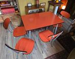 Jaren '70 formica eetkamer set., Ophalen of Verzenden