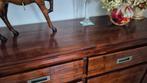 Houten dressoir van acasia hout met lades en deuren, Huis en Inrichting, Kasten | Dressoirs, Ophalen, Gebruikt, 150 tot 200 cm