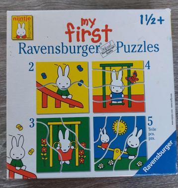 Nijntje 4 puzzels in 1 doos - compleet -vanaf anderhalf jaar beschikbaar voor biedingen