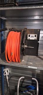 Glazenwasser Industriële haspel met slang + WFP launcher, Ophalen