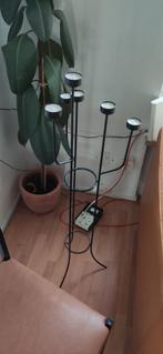 Metalen Kandelaar voor 5 Kaarsen, Ophalen, Gebruikt, Zwart, Metaal