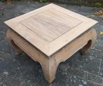Prachtige massief teakhouten opiumtafel/boho, Huis en Inrichting, Tafels | Salontafels, Ophalen, Zo goed als nieuw, Minder dan 50 cm