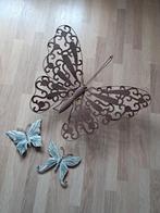 IJzeren decoratie vlinders, Huis en Inrichting, Ophalen, Zo goed als nieuw