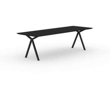 Studio Henk Eettafel rechthoek 240 cm Zwart HPL | €2809, nu beschikbaar voor biedingen
