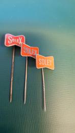 3 Vintage Solex Speldjes, Verzamelen, Ophalen of Verzenden, Gebruikt, Merk, Speldje of Pin