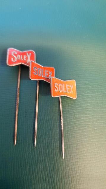 3 Vintage Solex Speldjes beschikbaar voor biedingen