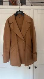 Beige  Marc cain jas, N1, wol en Cashmere, Marccain, Ophalen of Verzenden, Zo goed als nieuw, Maat 34 (XS) of kleiner, Beige