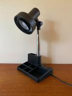 vintage  bureaulamp bruin Dutch design, Kunststof, Ophalen of Verzenden, Zo goed als nieuw, Minder dan 50 cm