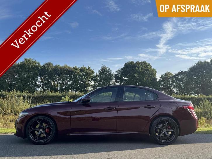 Alfa Romeo Giulia 2.0T 310pk, 19inch! Veel opties!, Auto's, Alfa Romeo, Bedrijf, Te koop, Giulia, ABS, Achteruitrijcamera, Adaptive Cruise Control