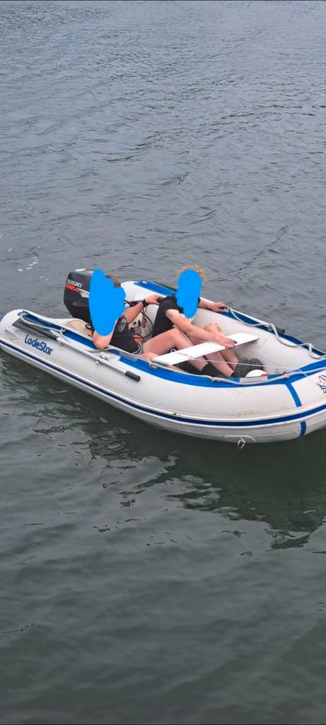 Mooie rubberboot, Watersport en Boten, Rubberboten, Zo goed als nieuw, Overige merken, Overige materialen, Minder dan 70 pk, Benzine