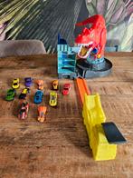 Hotwheels dino racebaan, Kinderen en Baby's, Speelgoed | Racebanen, Ophalen, Zo goed als nieuw, Handmatig, Hot Wheels