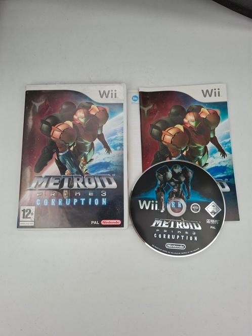 Nintendo wii metroid  prime 3  corruption, Spelcomputers en Games, Games | Nintendo Wii, Zo goed als nieuw, Avontuur en Actie