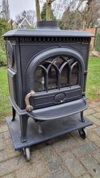 Jotul F3 CB Blue Black Emaille Houtkachel, Huis en Inrichting, Kachels, Vrijstaand, Ophalen of Verzenden, Zo goed als nieuw, Hout