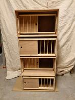 duivenbroedblokken, Ophalen, Nieuw, Hout, Vogelkooi